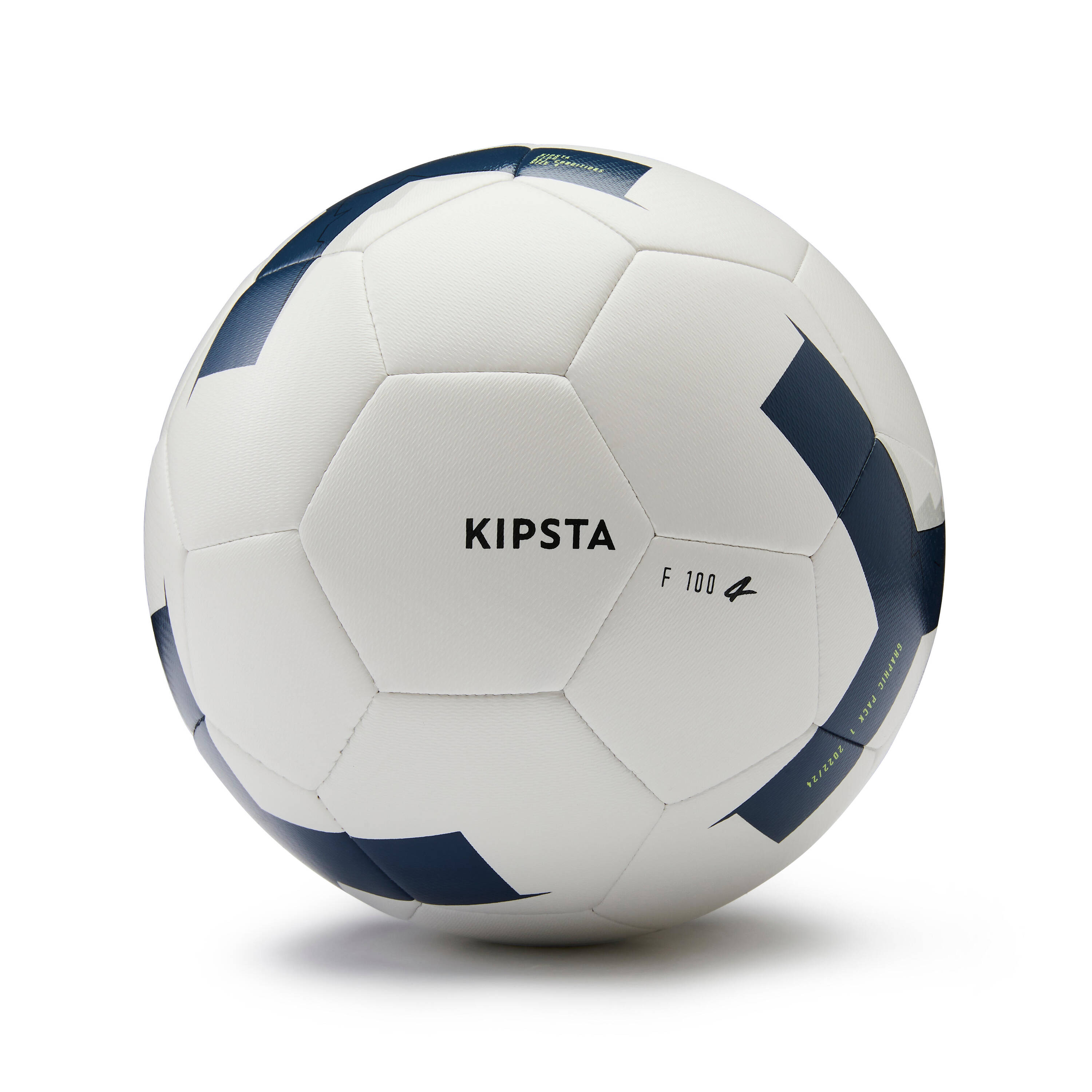Football Training Ball F100 Size 4 White -  1