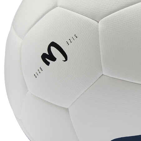 Hibridinis futbolo kamuolys „F500“, 3 dydžio, baltas, geltonas