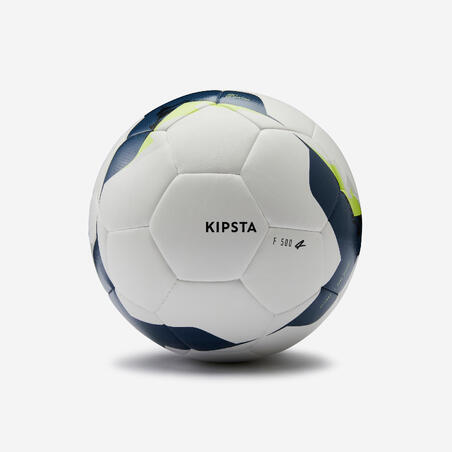 Ballon de football Hybride FIFA BASIC F500 taille 4 blanc jaune