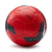 Ballon de football Hybride FIFA BASIC F500 taille 5 neige et brouillard rouge