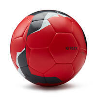 Ballon de football Hybride FIFA BASIC F500 taille 5 neige et brouillard rouge