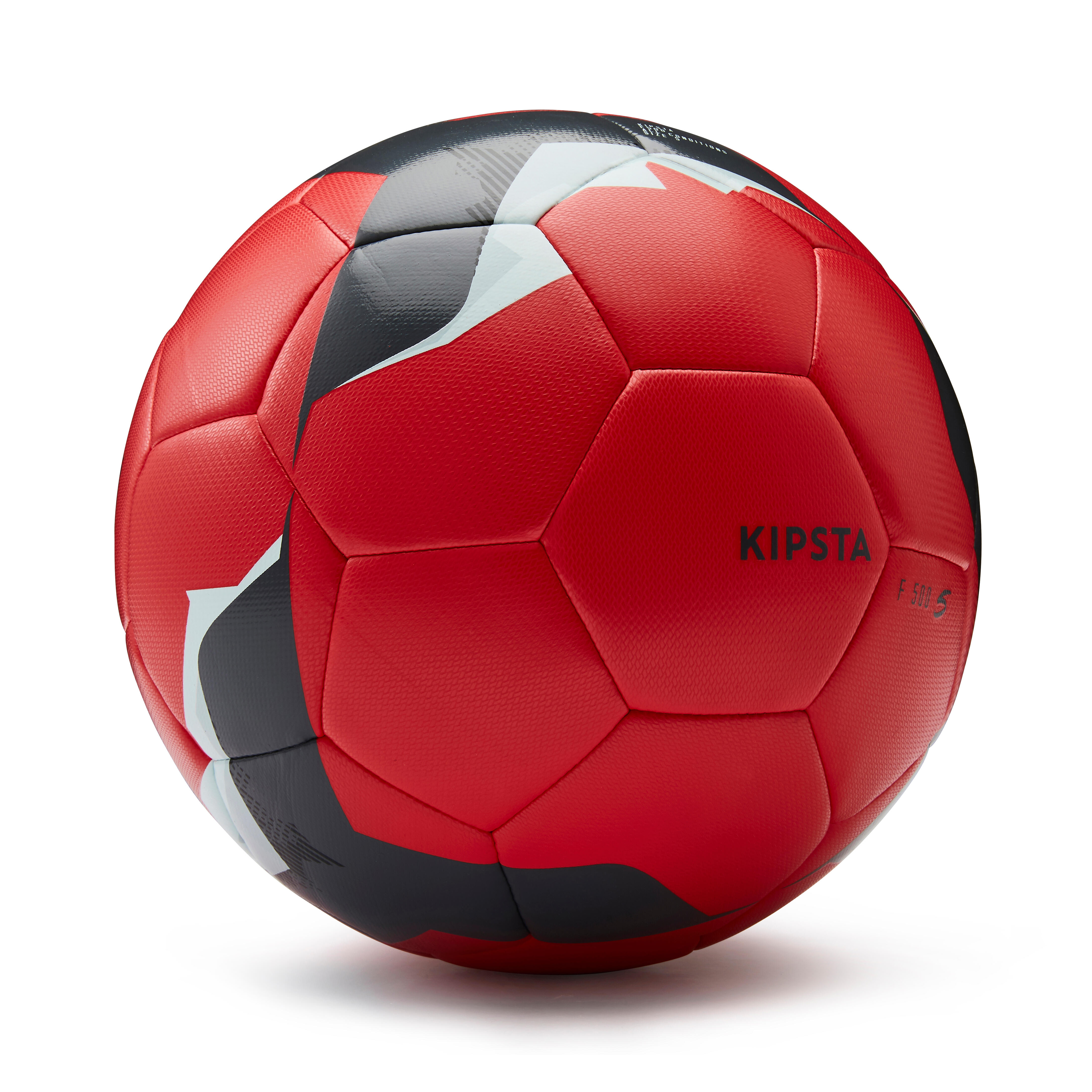 Minge Fotbal Hybride F500 FIFA BASIC Mărimea 5 Roşu