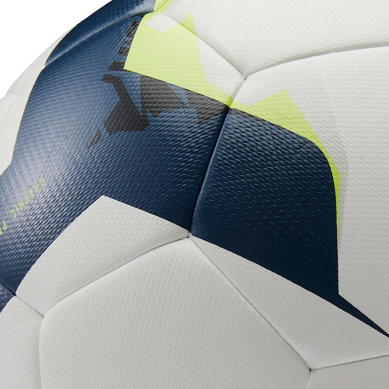 Ballon de football Hybride FIFA BASIC F500 taille 5 blanc jaune