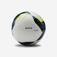 Ballon football Hybride FIFA BASIC F550 taille 4 blanc jaune