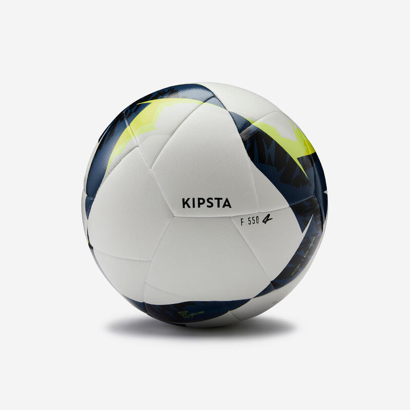 Ballon de football Hybride FIFA BASIC F550 taille 4 blanc jaune