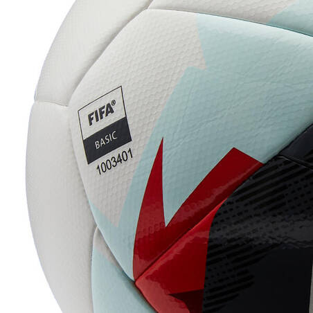 Bola Hybrid Ukuran 5 FIFA Basic F550 - Salju/Kabut Merah