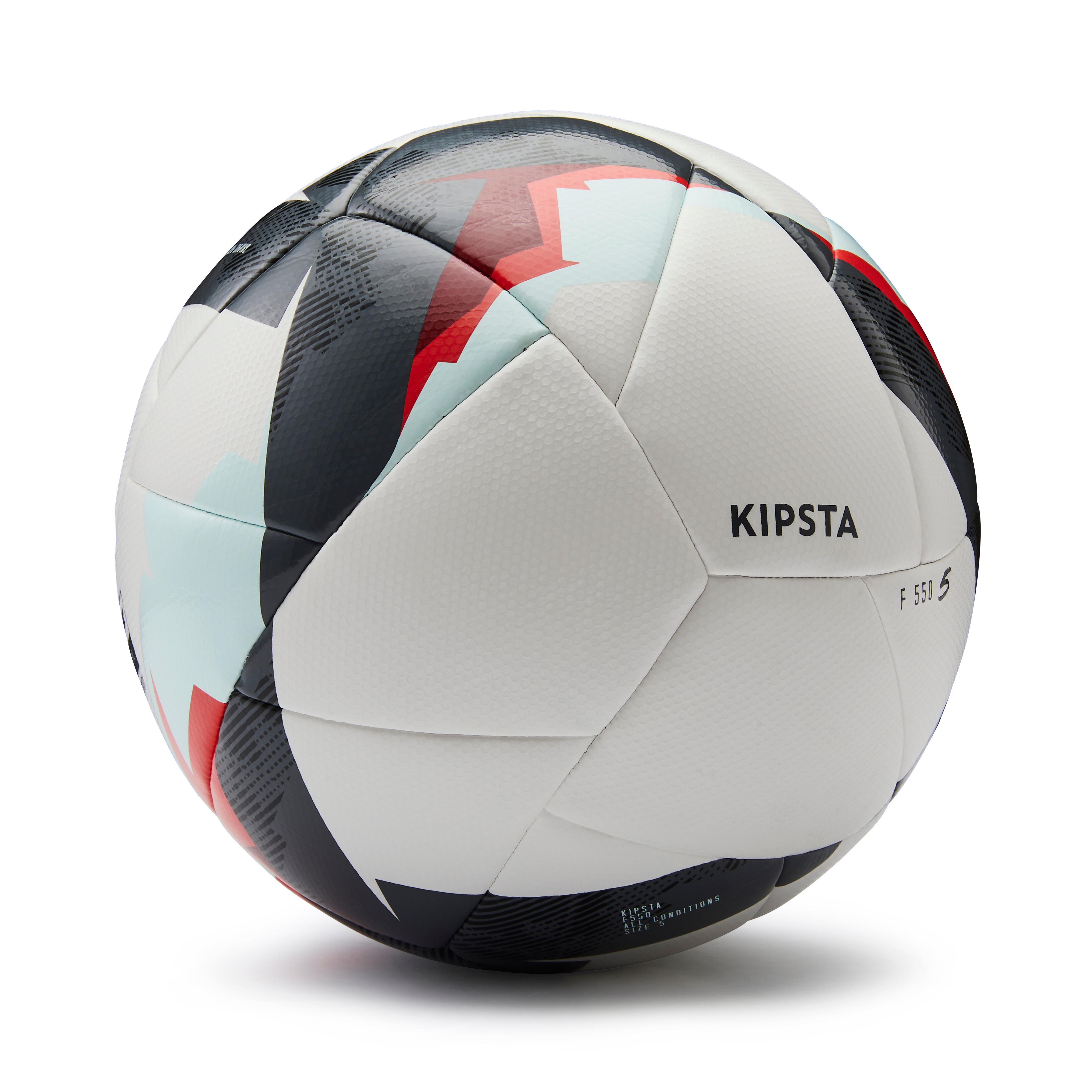 Fotboll Hybride Fifa Basic F550 Stl 5 Vit/röd