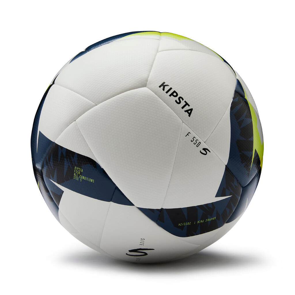 Futbalová lopta F550 Hybride veľkosť 5 červená