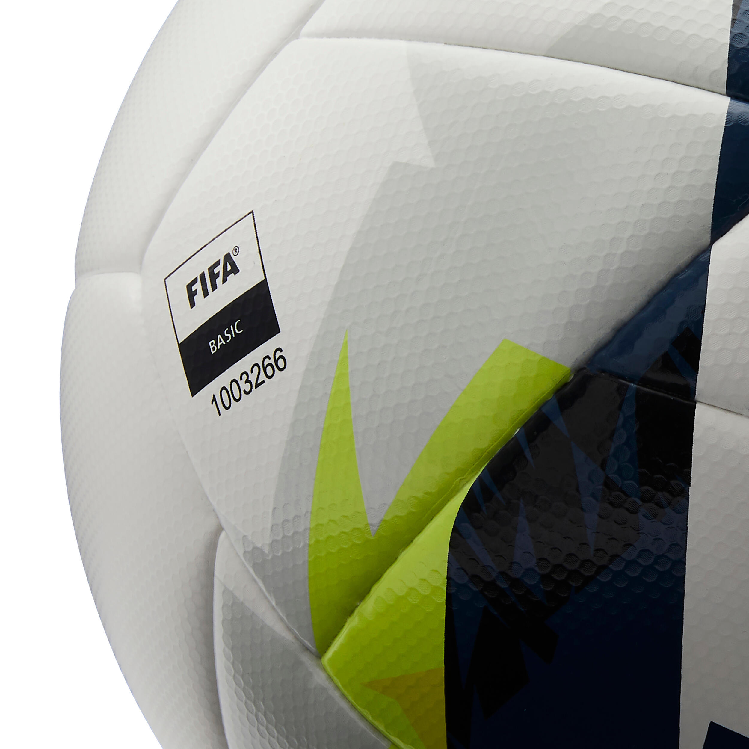 Hybrid Football FIFA Basic F550 Size 5 - White/Yellow 4/7