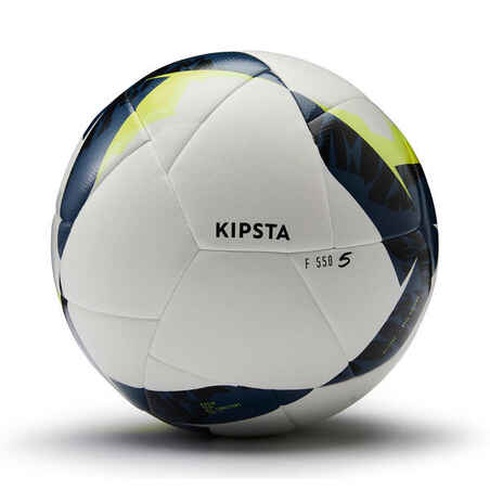 Balón de fútbol FIFA Basic híbrido talla 5 Kipsta F550 blanco