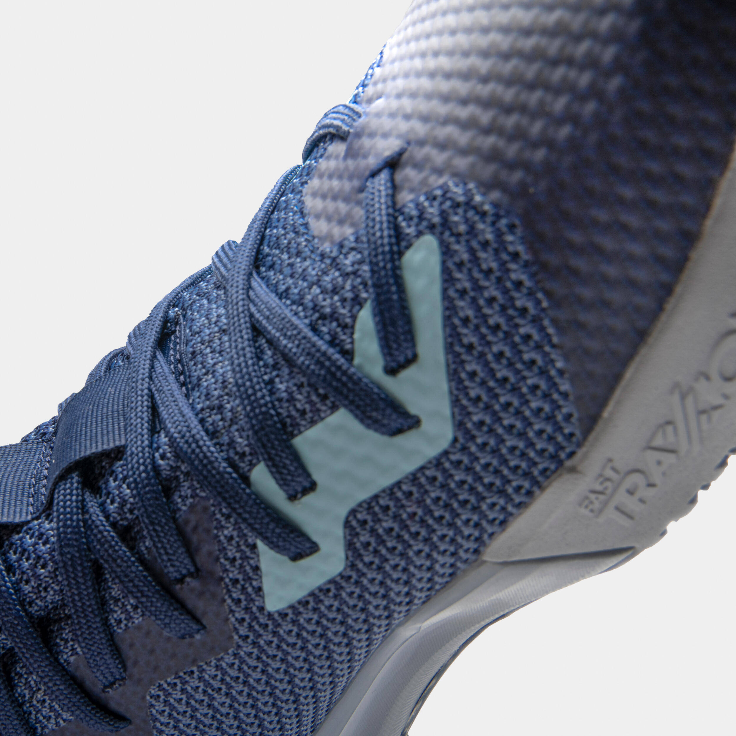Adult Low-Rise Basketball Shoes Fast 500 Navy Light Blue -  5