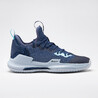 Adult Low-Rise Basketball Shoes Fast 500 Navy Light Blue