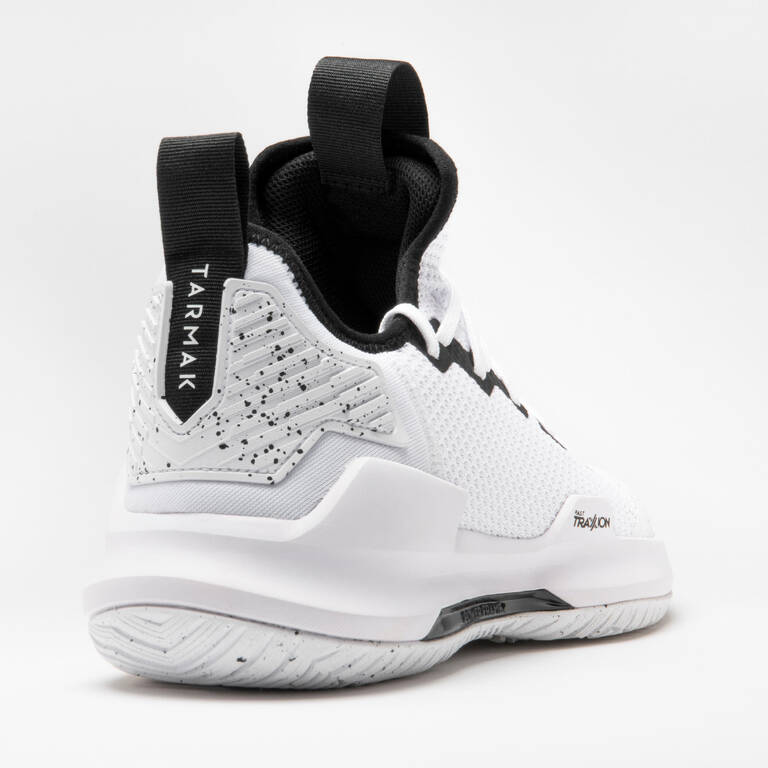 Men's/Women's Low-Rise Basketball Shoes Fast 500 - White/Black