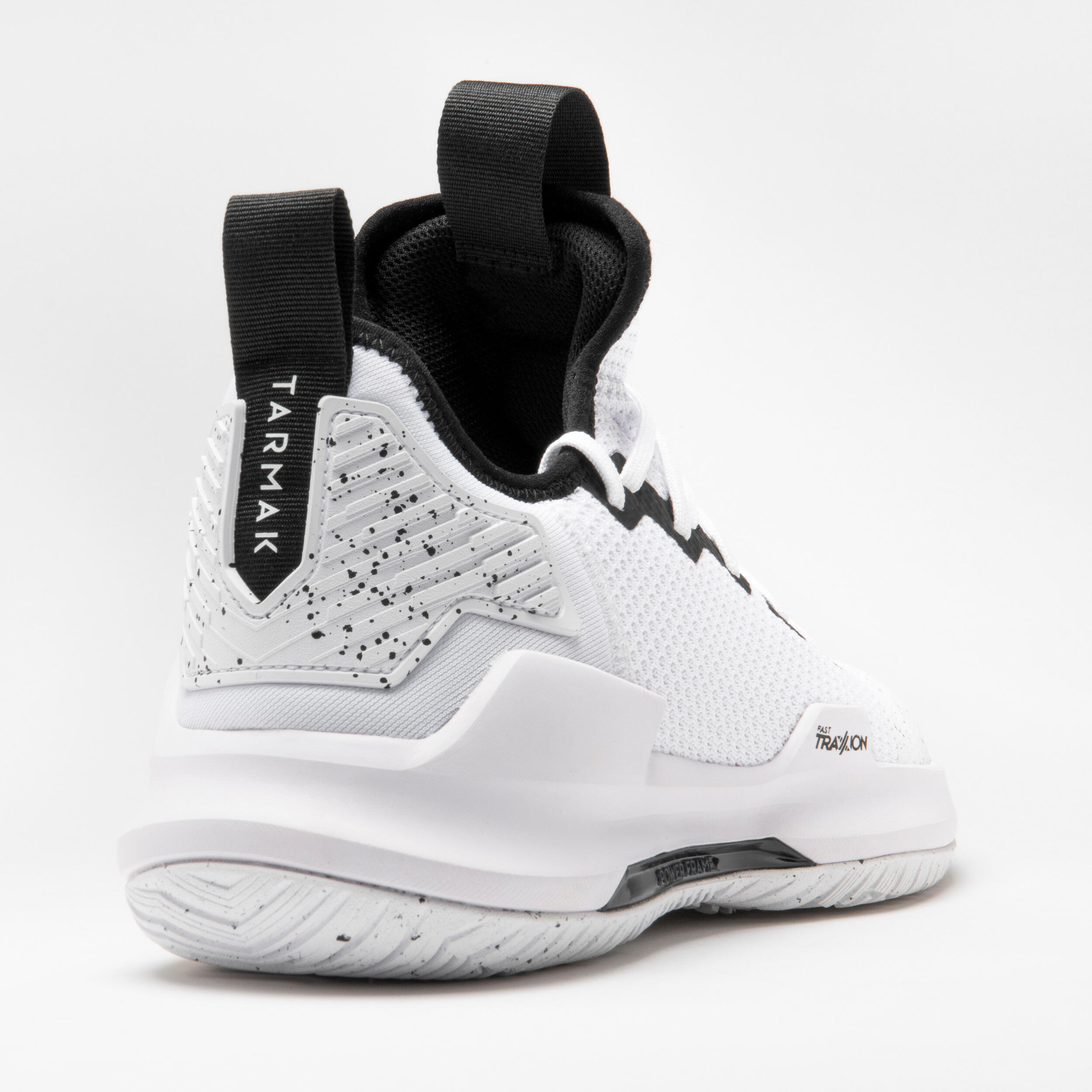 Basketballschuhe Fast 500 Niedriger Schaft Damen/Herren weiss/schwarz 4/10