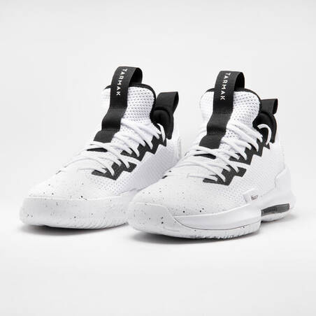 Men's/Women's Low-Rise Basketball Shoes Fast 500 - White/Black