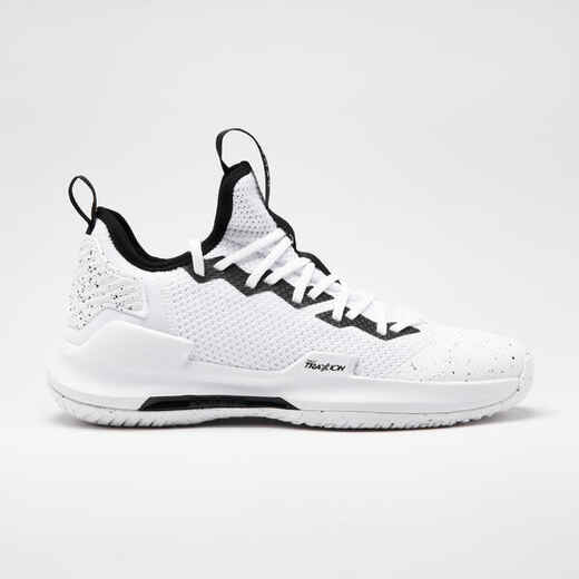 
      Men's/Women's Low-Rise Basketball Shoes Fast 500 - White/Black
  