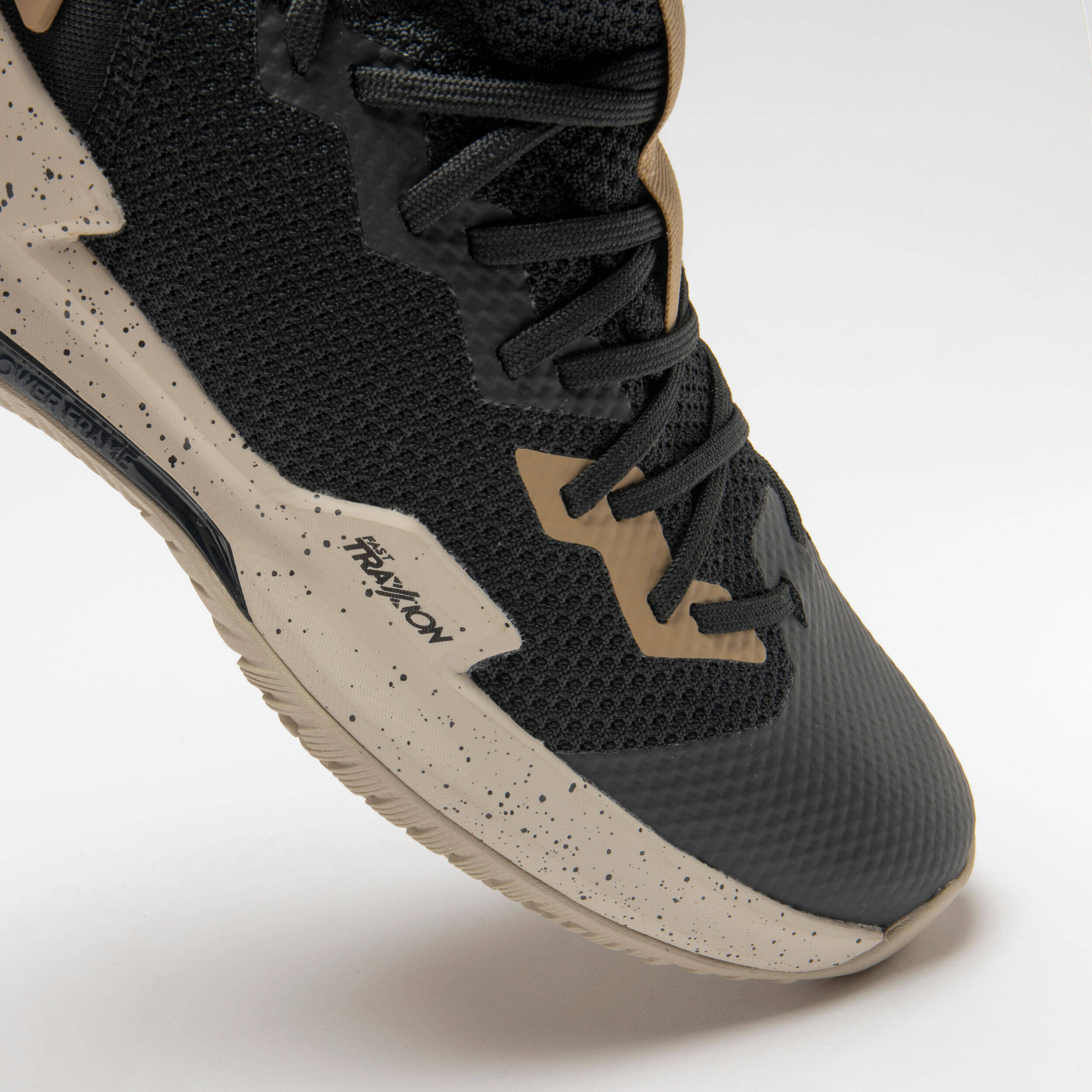 Basketball Shoes Fast 500 - Black/Beige -  5