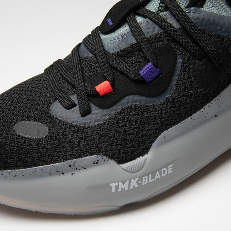 Adult Mid-Rise Basketball Shoes SE500 - Black/Grey