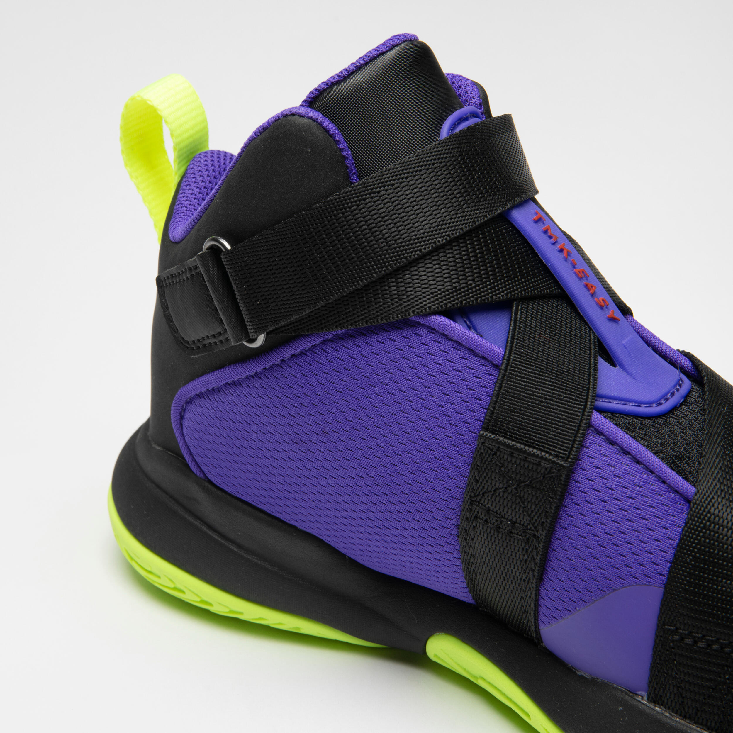 Kids' Basketball Shoes Easy X - Purple/Yellow 4/8