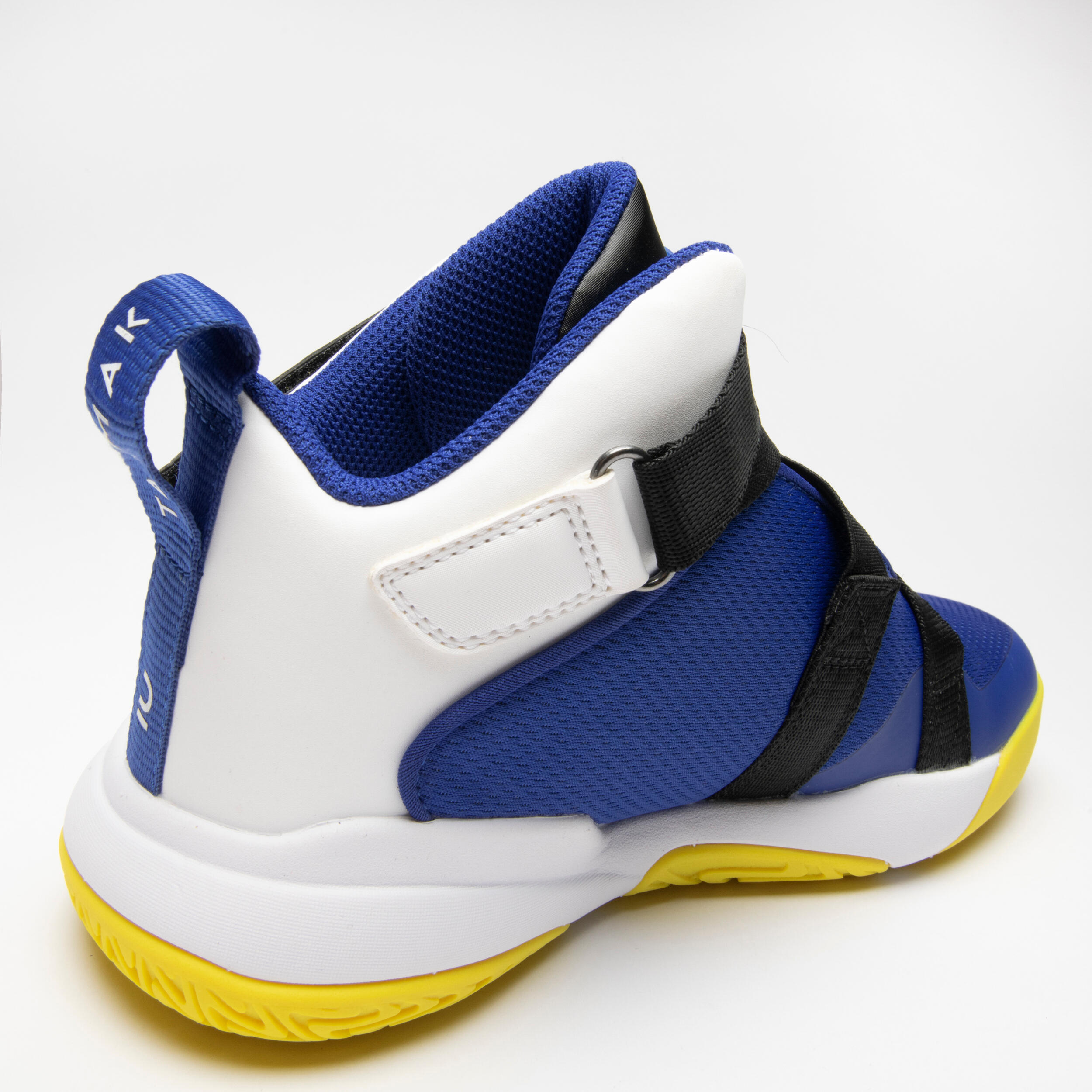 Kids' Basketball Shoes Easy X - Blue/Yellow 5/8