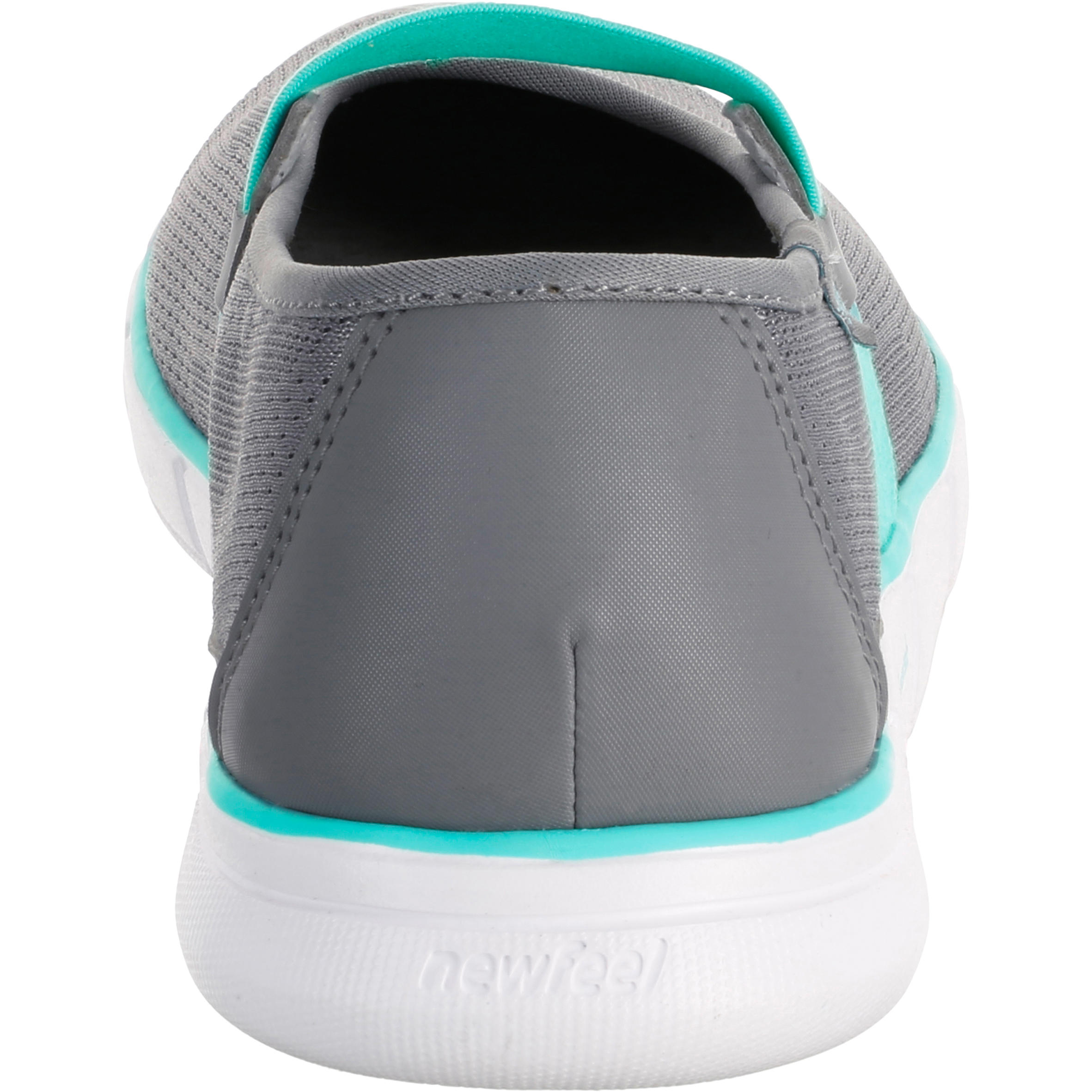 Soft 520 Women's Fitness Walking Ballerina Pumps - Grey/Blue 4/8