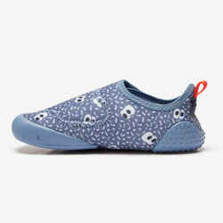 Kids' Breathable Bootees 580 Babylight - Blue with Motifs