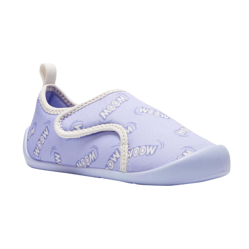 Baby Gym Bootees 110 - Purple Print