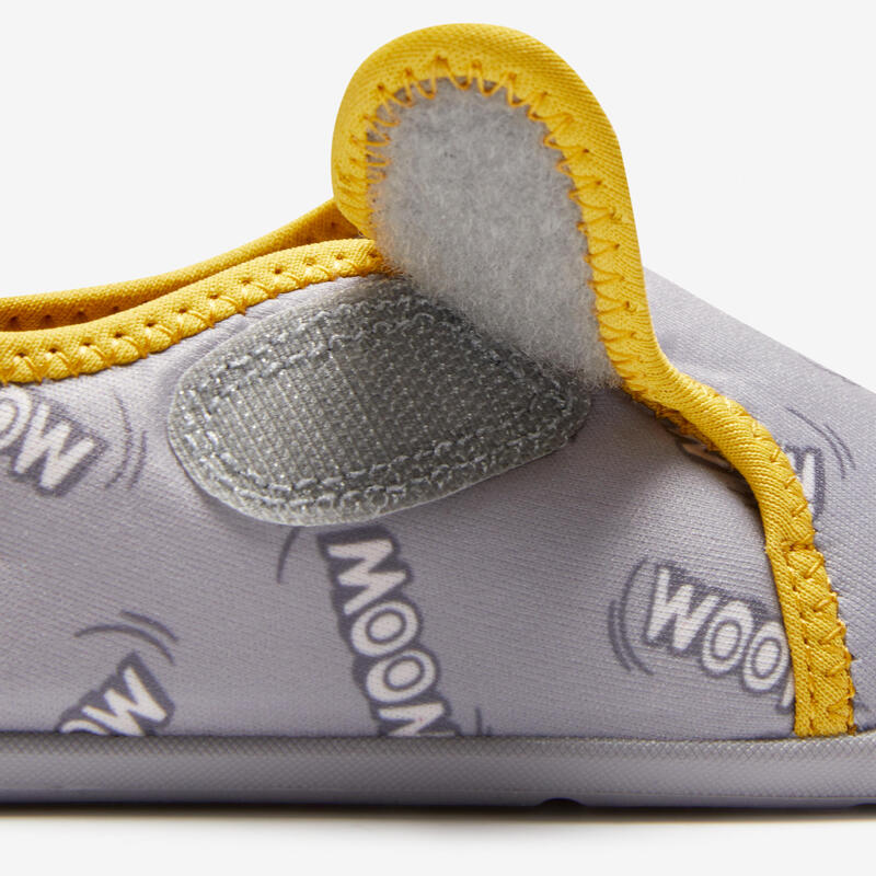 嬰幼兒學步鞋 110 - 灰色印花