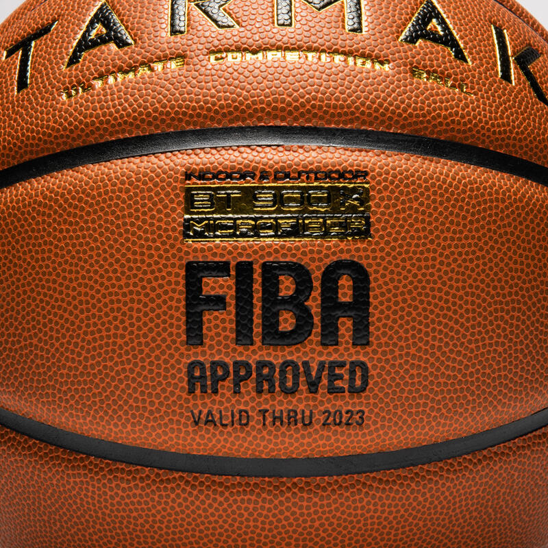 Bola de Basquetebol FIBA Tamanho 7 - BT900 Grip Laranja