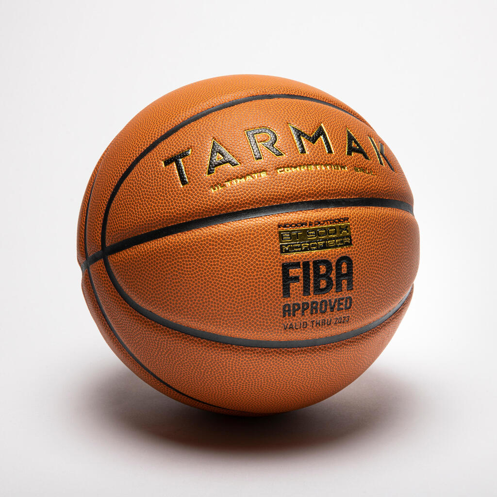 БАСКЕТБОЛНА ТОПКА FIBA BT900 GRIP, ОРАНЖЕВА