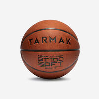 Balón de baloncesto Talla 7 Tarmak BT100 Marrón Avellana