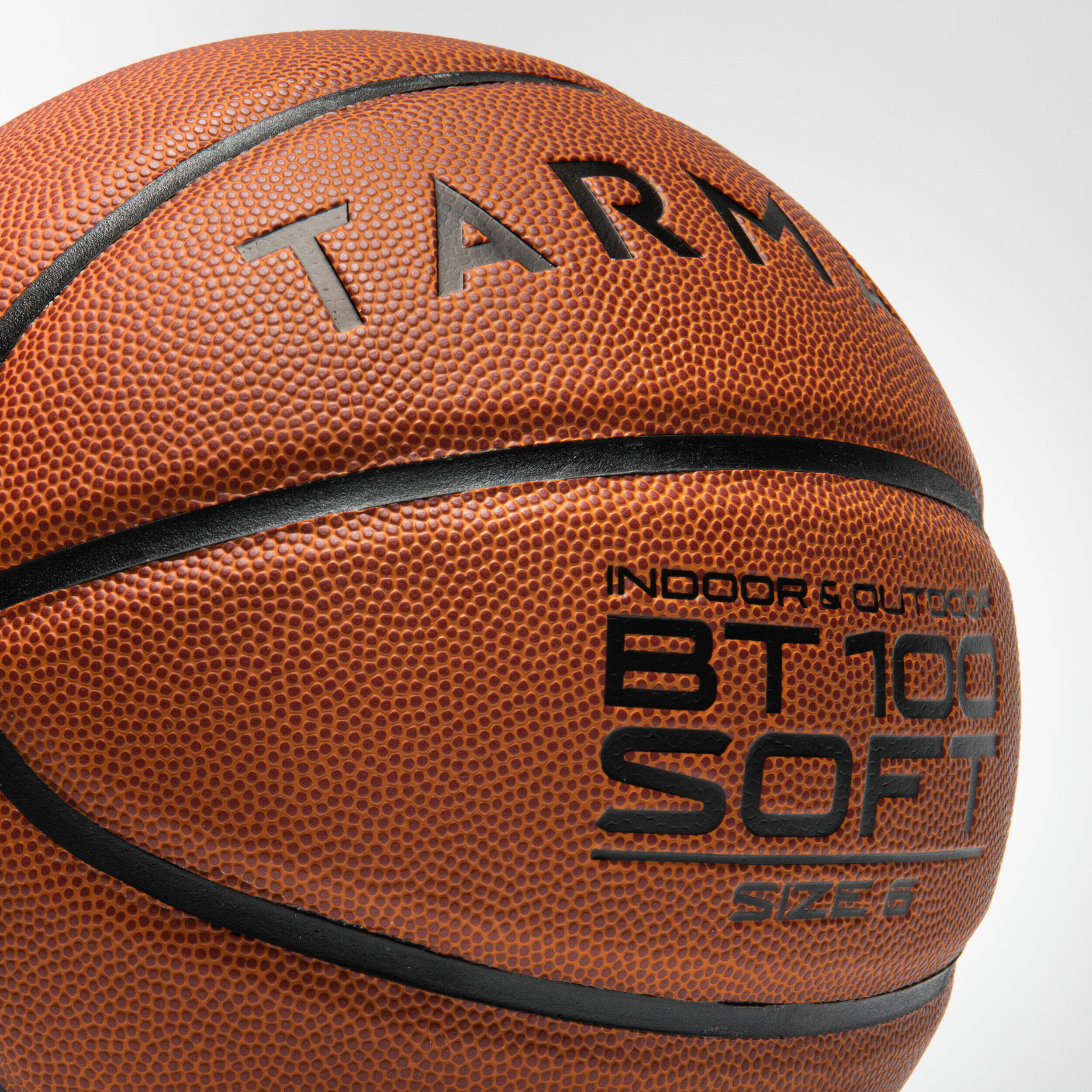 Basketball Ball Size 6 Indoor and Outdoor BT100 Orange -  5