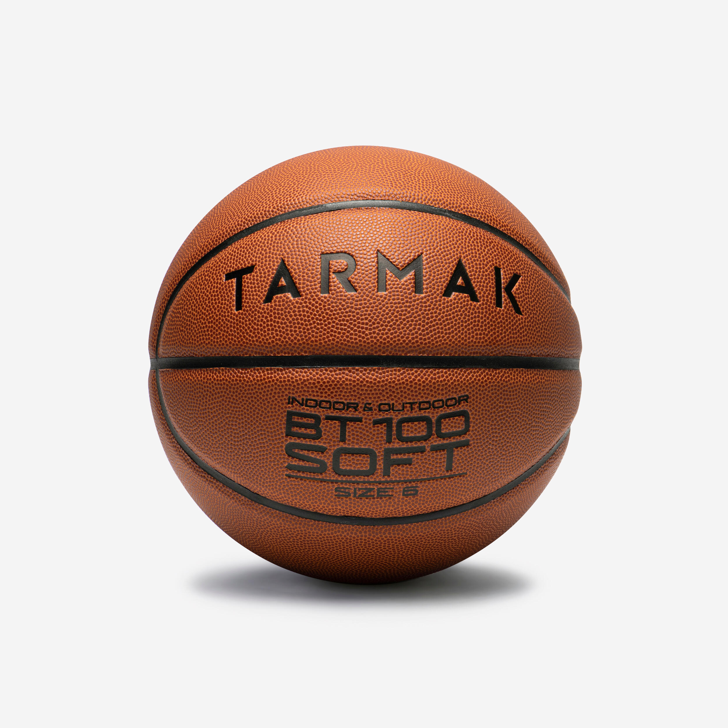 TARMAK Kids'/Girls'/Boys'/Women's (Ages 11 and Up) Basketball BT100 Size 6 - Orange