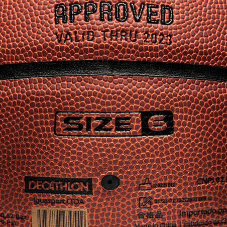 Баскетбольний м'яч BT500 розмір 6