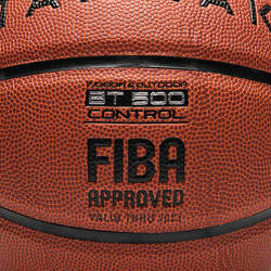 Size 6 FIBA Basketball BT500 - Orange