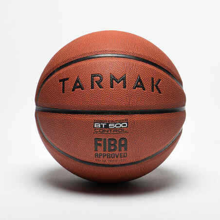 Size 6 FIBA Basketball BT500 - Orange