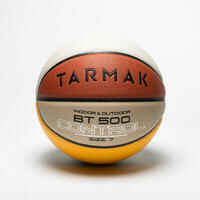Size 7 Basketball BT500 - Orange/Beige/Yellow