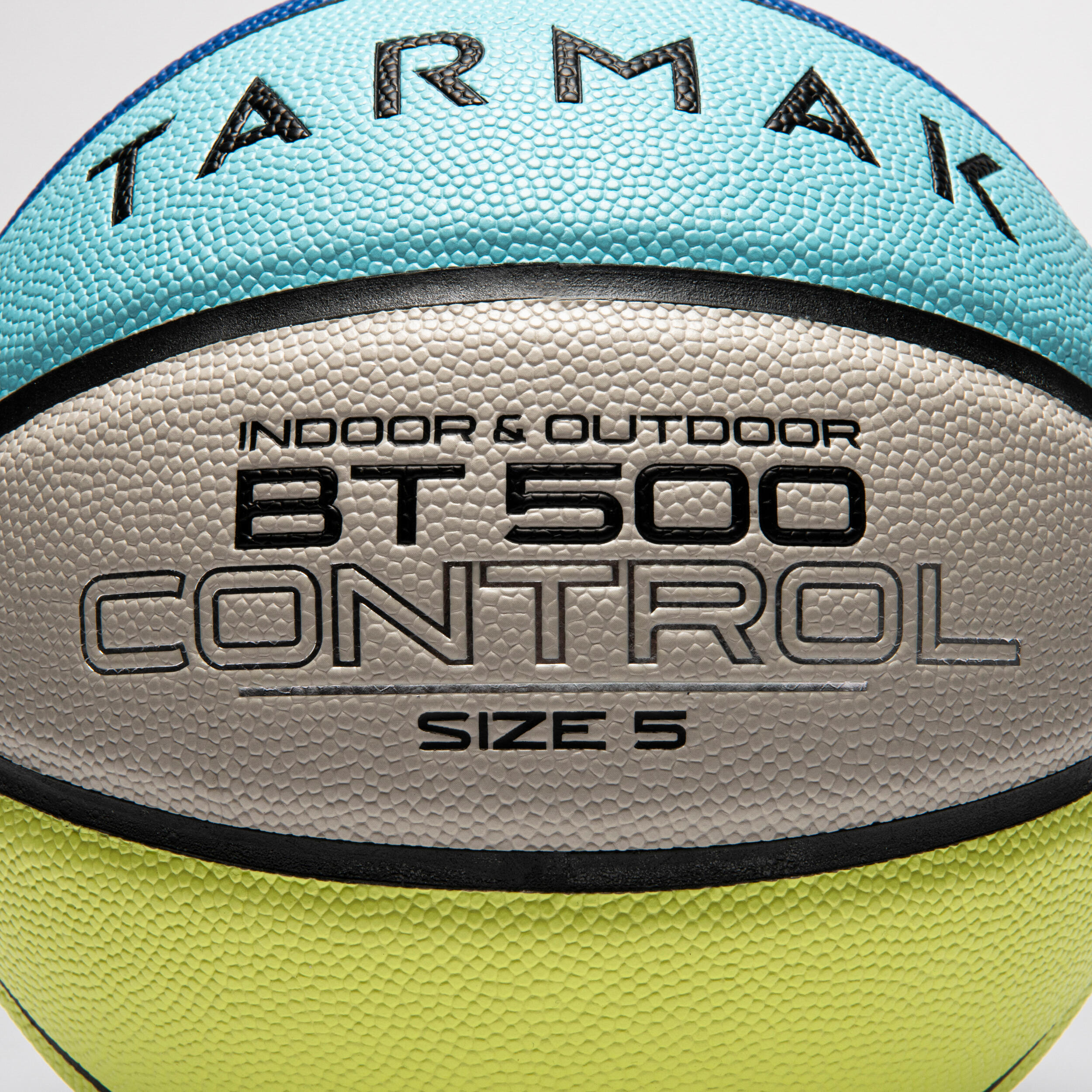 Basketball BT500 Grösse 5 blau/gelb 7/7