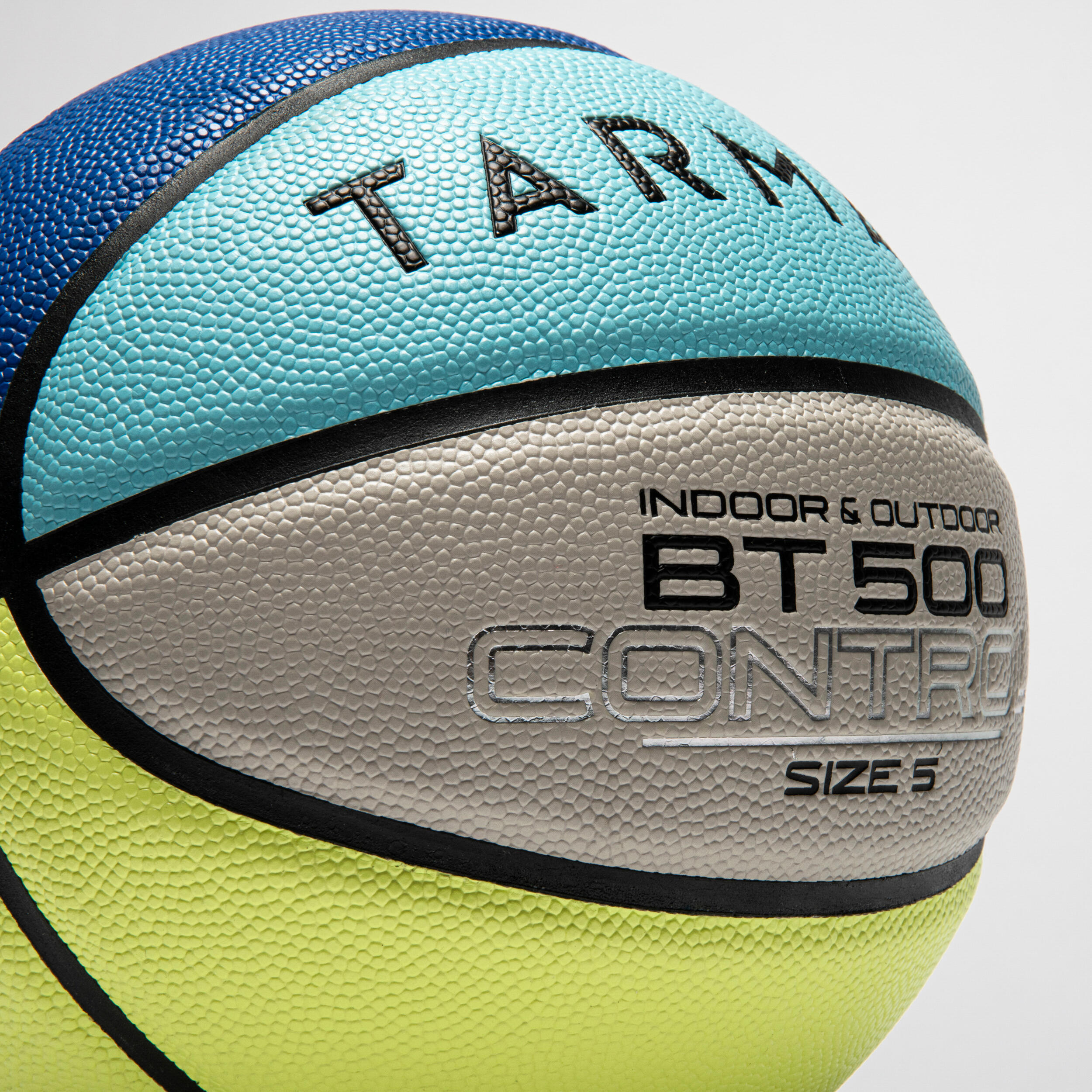 Basketball BT500 Grösse 5 blau/gelb 6/7