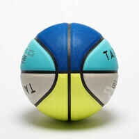 כדורסל מידה 5 BT500 - כחול/ אפור/ צהוב