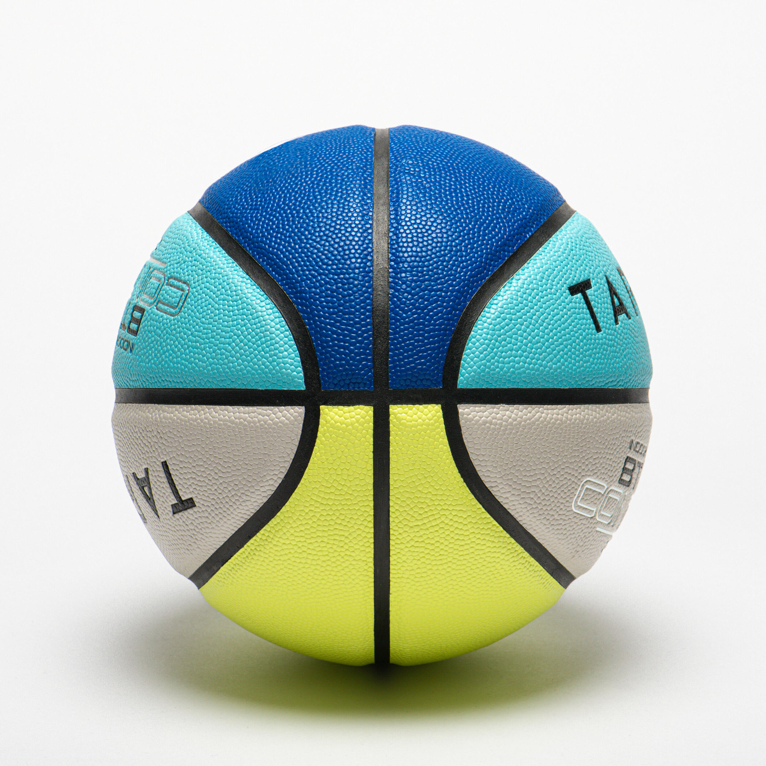 Basketball BT500 Grösse 5 blau/gelb 4/7
