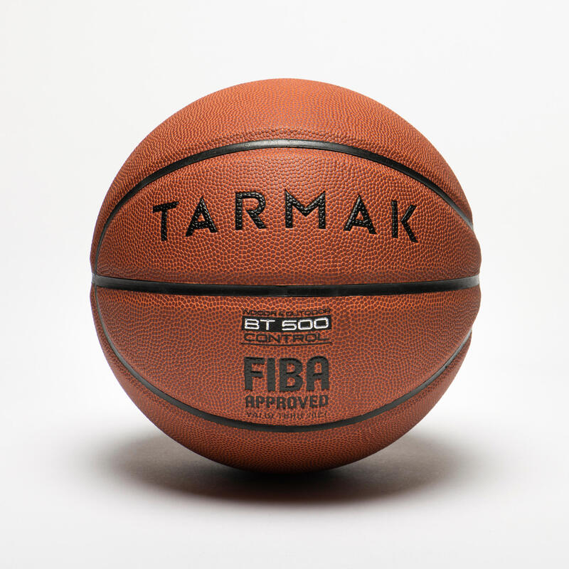 Basketbal voor heren en jongens vanaf 13 jaar BT500 maat 7 bruin FIBA.