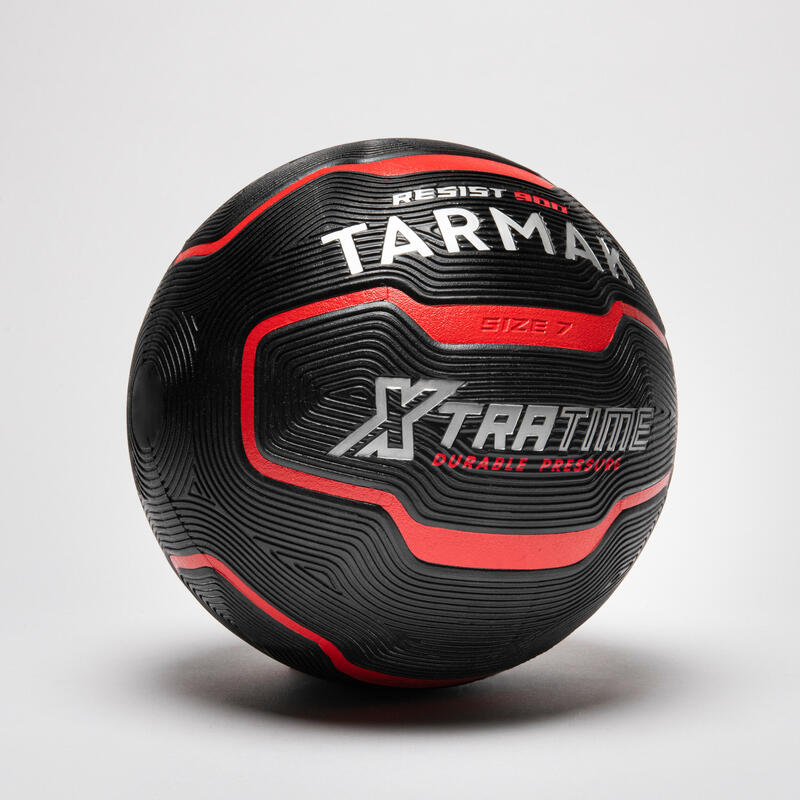 Balón Baloncesto Tarmak R900 Resistente y adherente Talla 7 rojo negro