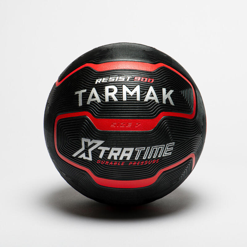 Basketbalový míč Resist 900 velikost 7 červeno-černý