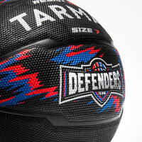 Balón de baloncesto talla 7 - R500 negro rojo azul