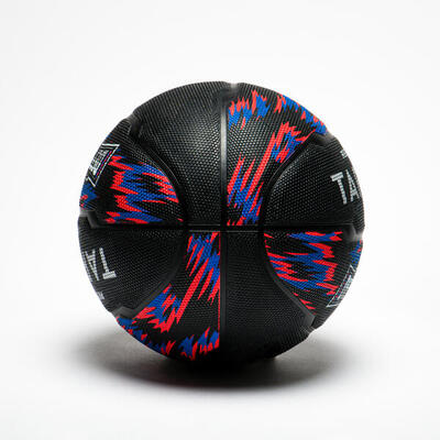 Ballon de basketball taille 7 - R500 noir rouge bleu
