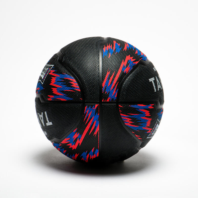 Kosárlabda R500, 7-es méret, piros, fekete 