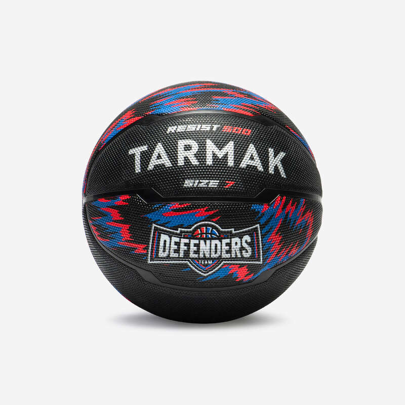 Ballon de basketball taille 7 - R500 noir rouge bleu - Decathlon