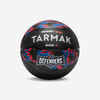 Ballon de basketball taille 7 - R500 noir rouge bleu