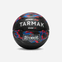 Balón de baloncesto talla 7 - R500 negro rojo azul